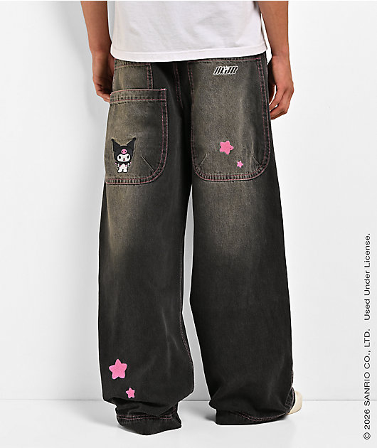 Hello Kitty® and Friends | A.LAB Kuromi™ Mega Black Wash Jeans